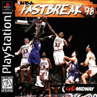 NBA Fastbreak '98 Playstation  box art